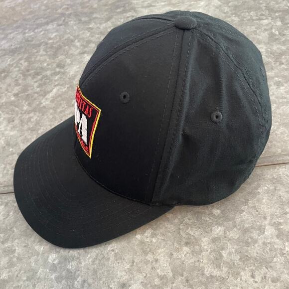 Lagunitas IPA India Pale Ale Embroidered Hat Fitted Cap Black S M Stretch Beer - Picture 5 of 9